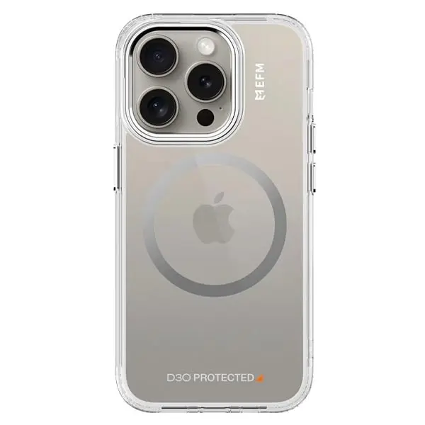 EFM Volta Armour with D3O BIO Case (Suits iPhone 15 Pro) - Clear