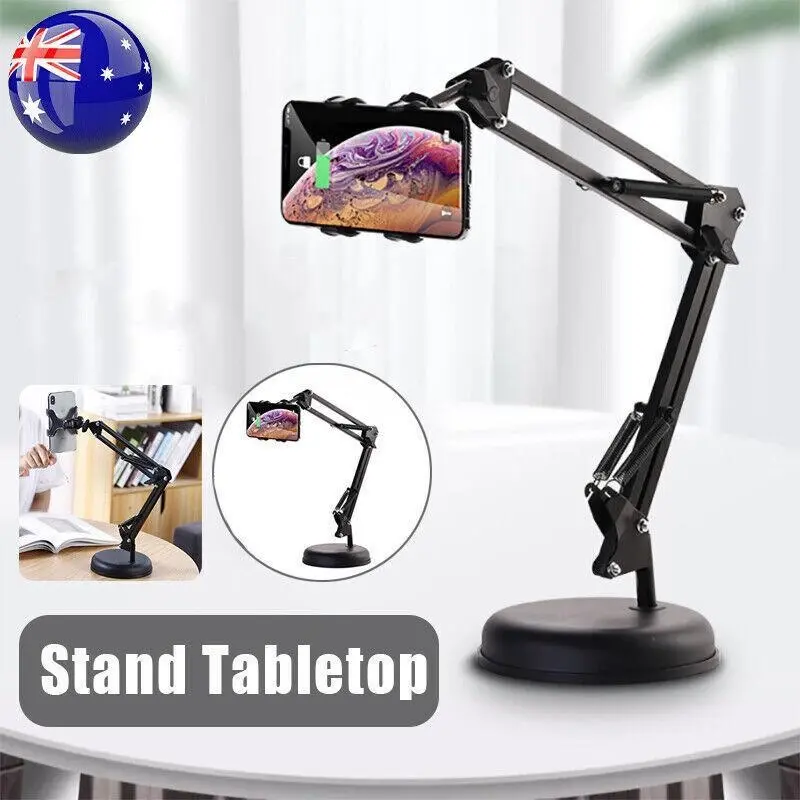 Mobile Phone Desk Stand Adjustable Arm Mount for Video or Reading - Electronics