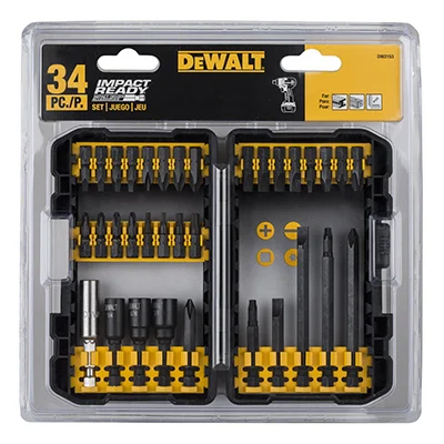 DW2153 Screwdriver Bit Set, HCS, Black Oxide - DEWALT