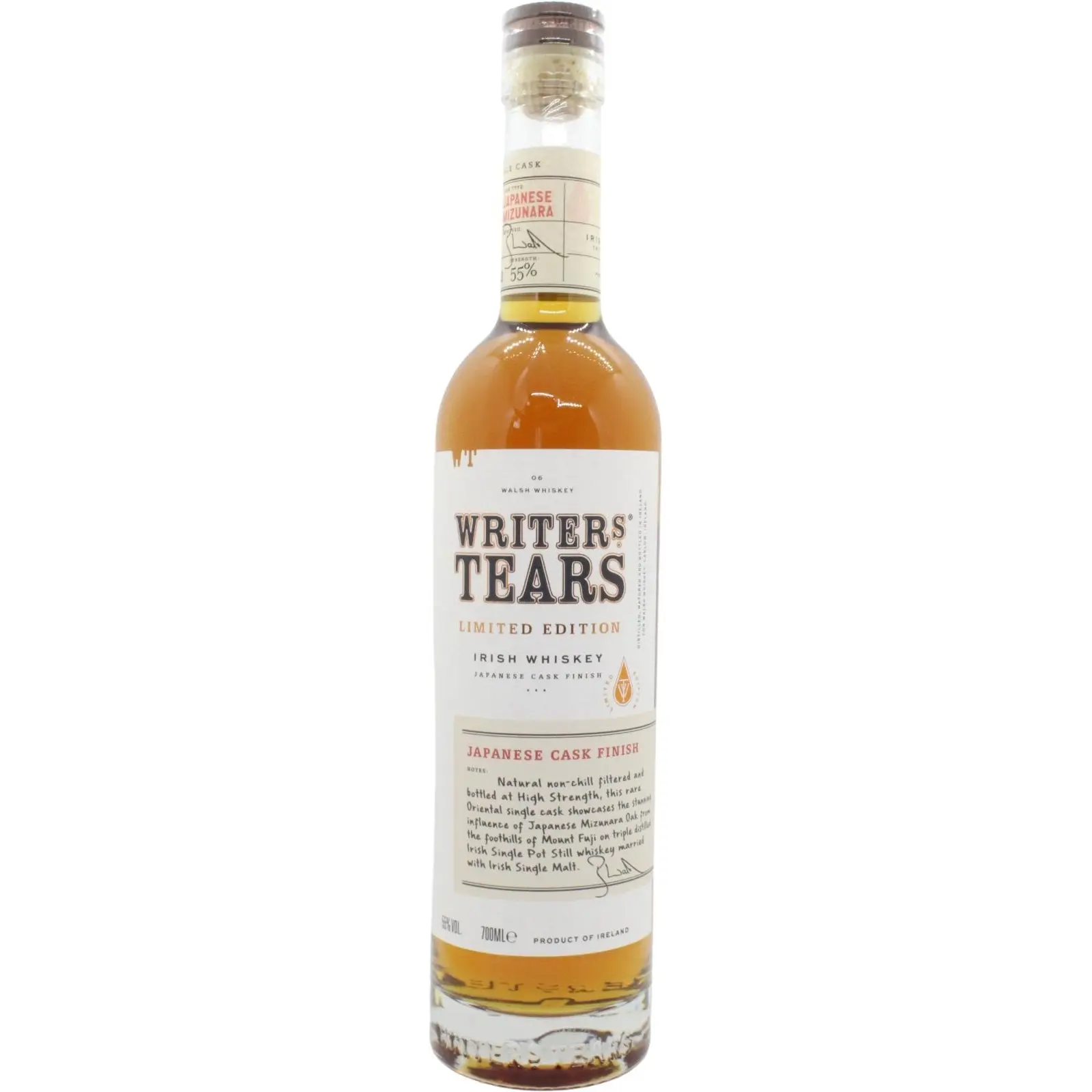Writers Tears Japanese Cask Finish Cask Strength Irish Whiskey 700ml - Alcohol