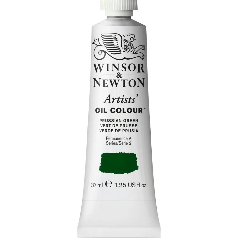 Winsor & Newton Artists Oil Colour 37ml Art Paint Tube Prussian Green Series 2 - Hobbies