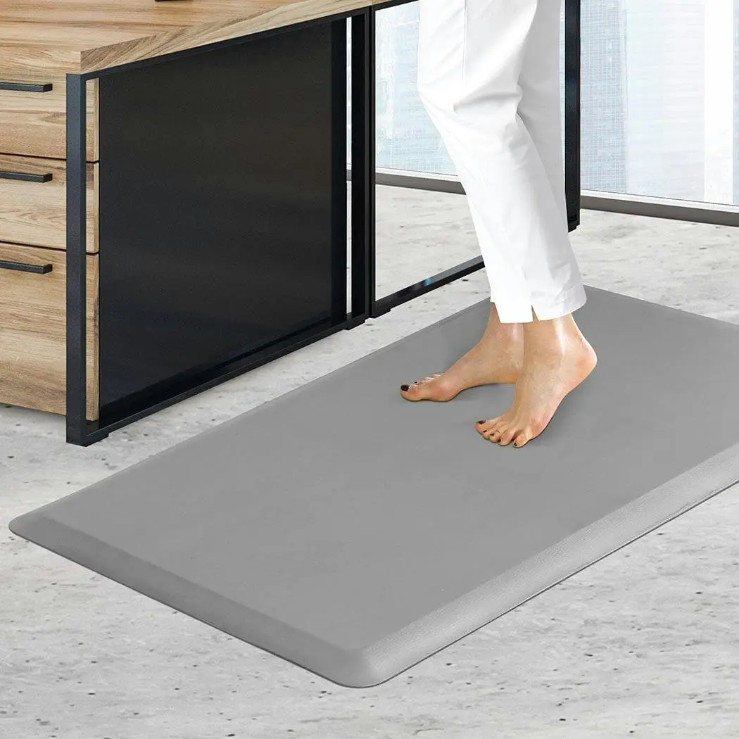 Marlow Anti Fatigue Mat Standing Desk Rug Kitchen Home Office Foam Grey 50x80 - Furniture
