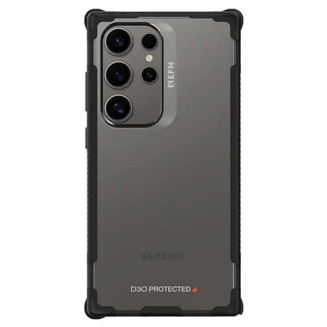 EFM Cayman Case Armour with D3O BIO Case (Suits Galaxy S24 Ultra) - Carbon