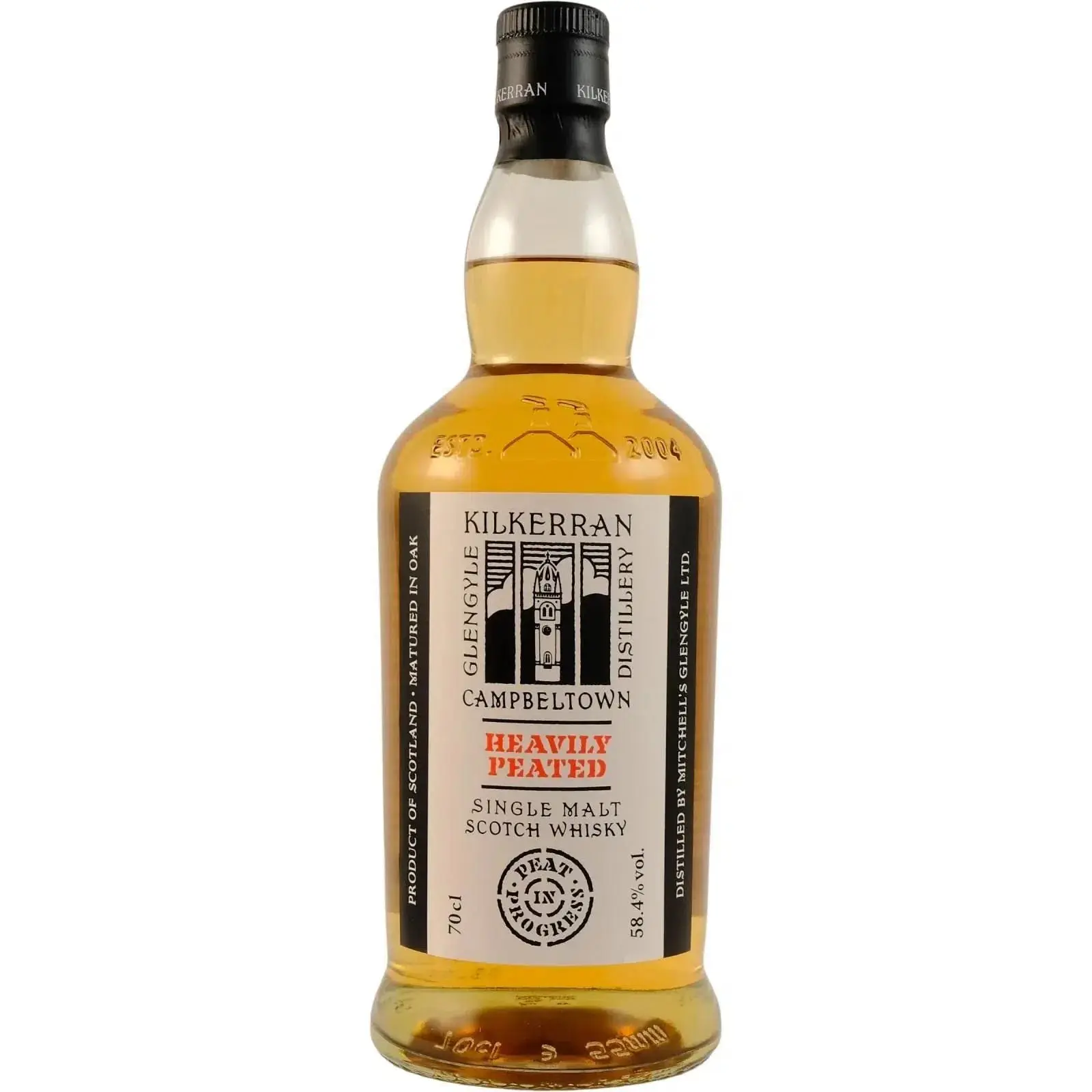 Kilkerran Heavily Peated Batch 8 Single Malt Scotch Whisky 700ml - Alcohol