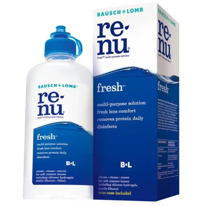 Bausch & Lomb Renu Fresh Multi Purpose Solution 120ml - Health