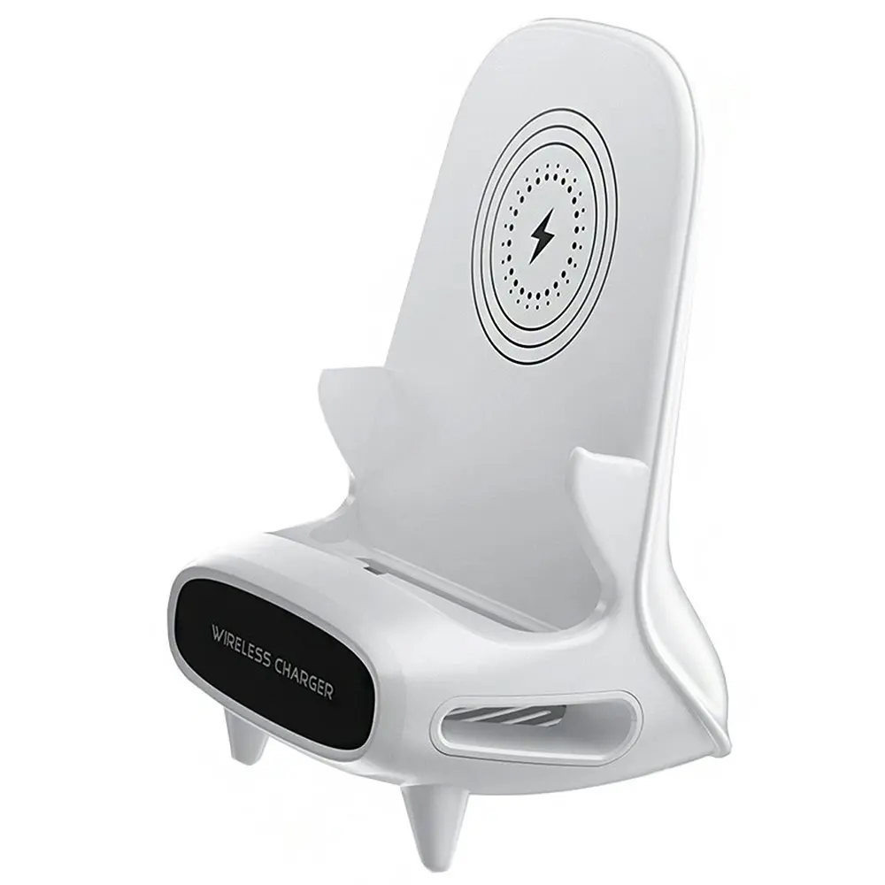 15W Desktop Vertical Wireless Charger mobile Phone Tablet Holder - Electronics