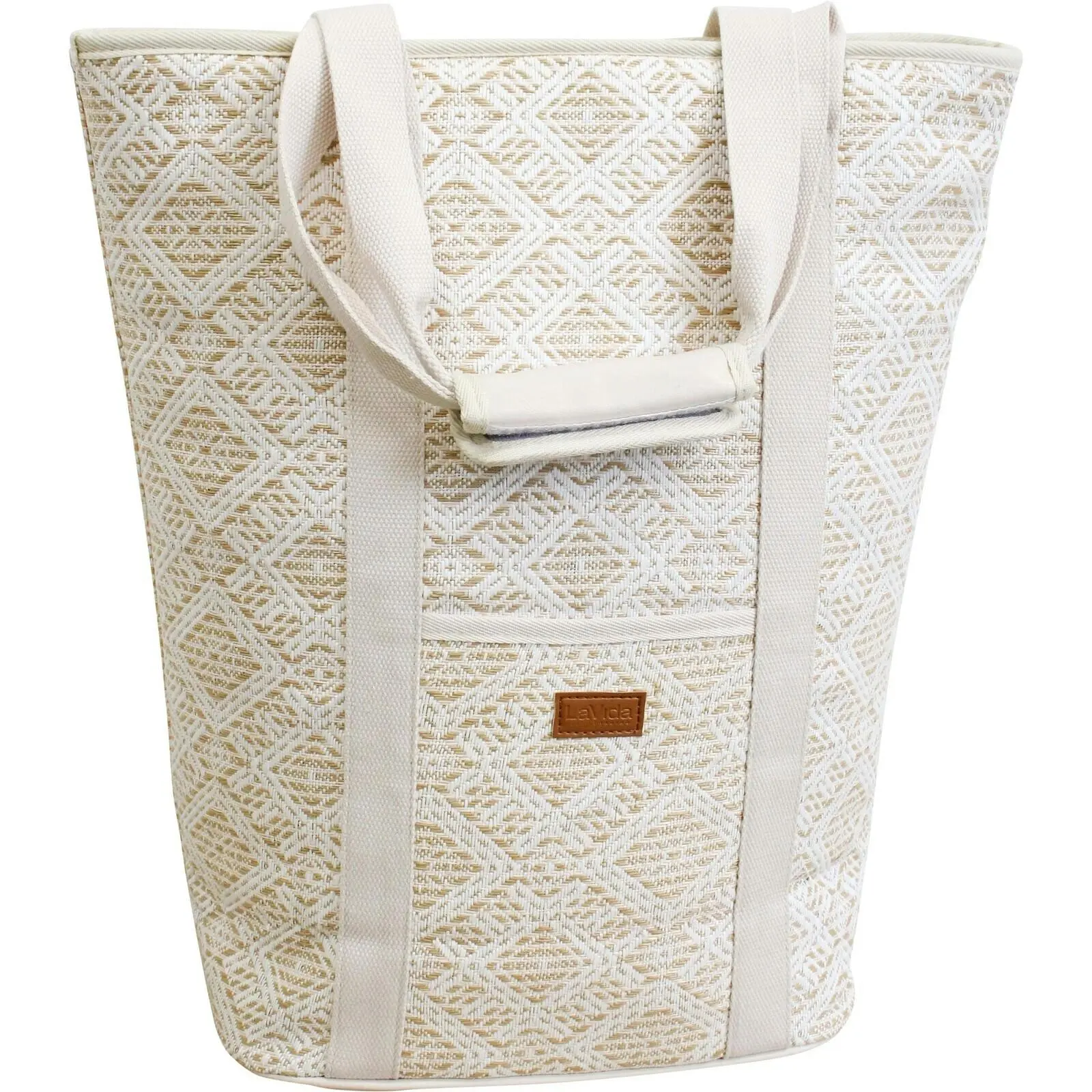 LVD 50cm Plastic Beach Insulated Cooler Tote Amalfi Food/Clothes Storage Bag - Home & Garden
