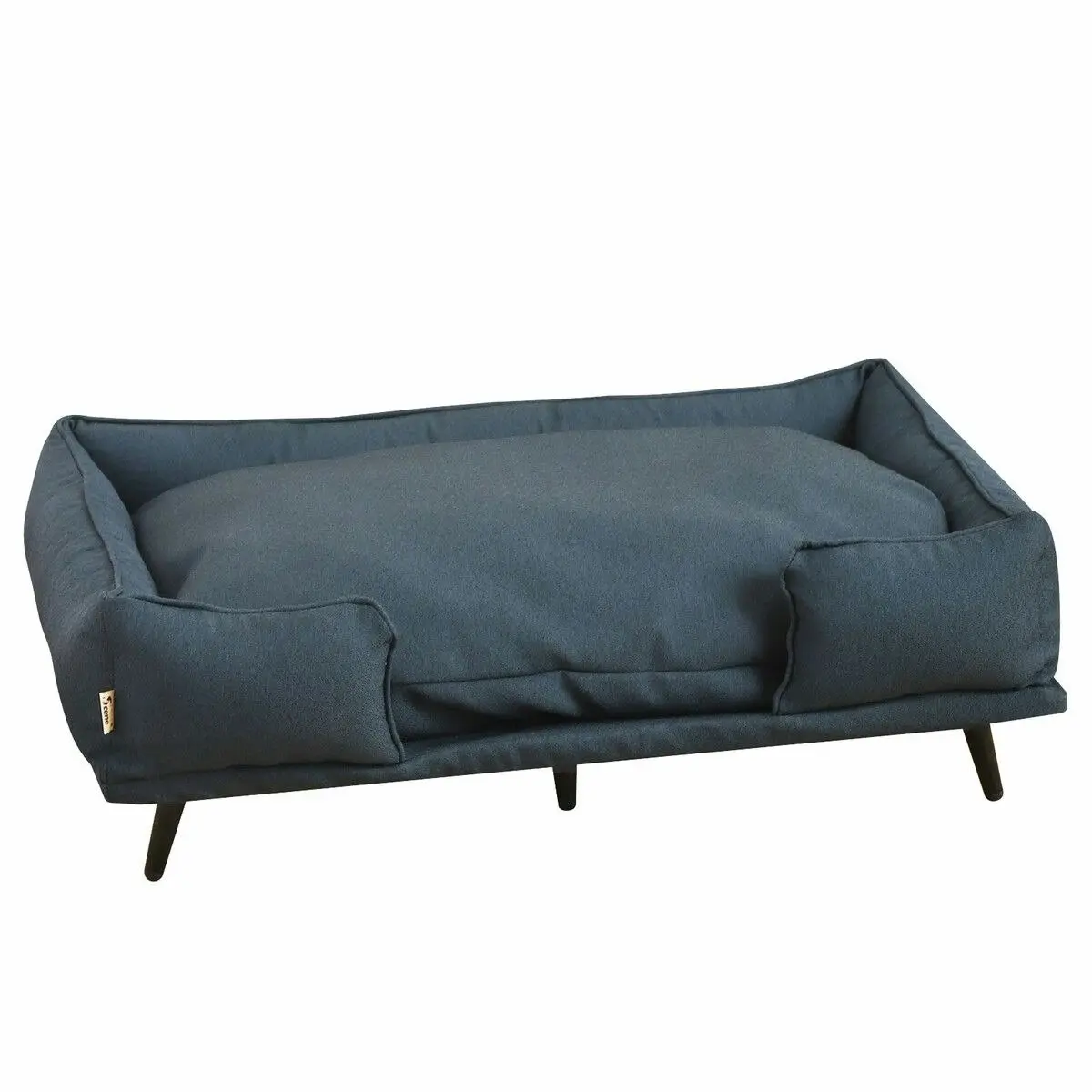 Pet Scene Large Pet Dog Bed Soft Puppy Sofa Cat Couch Lounge Chaise Raised Cushioned Doggy Furniture Removable Cover 90x60x24cm - Pets