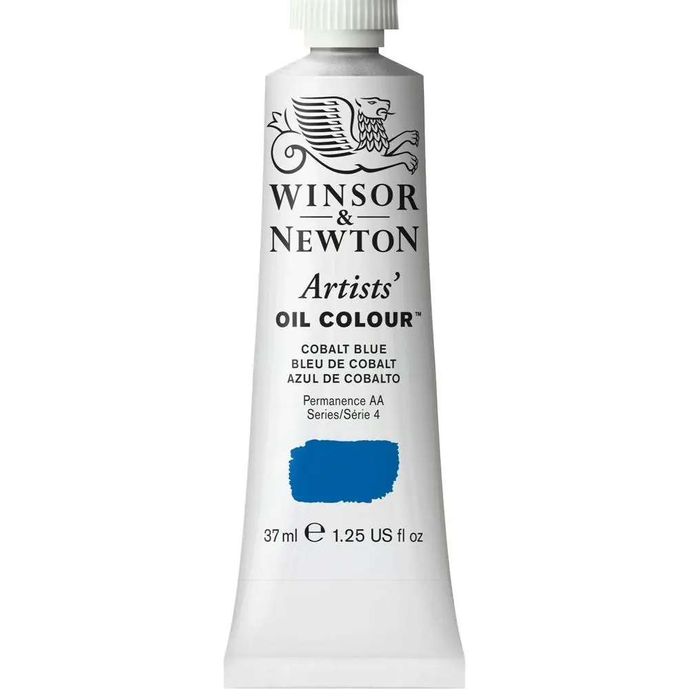 Winsor & Newton Artists Oil Colour 37ml Art Paint Tube Cobalt Blue Series 4 - Hobbies