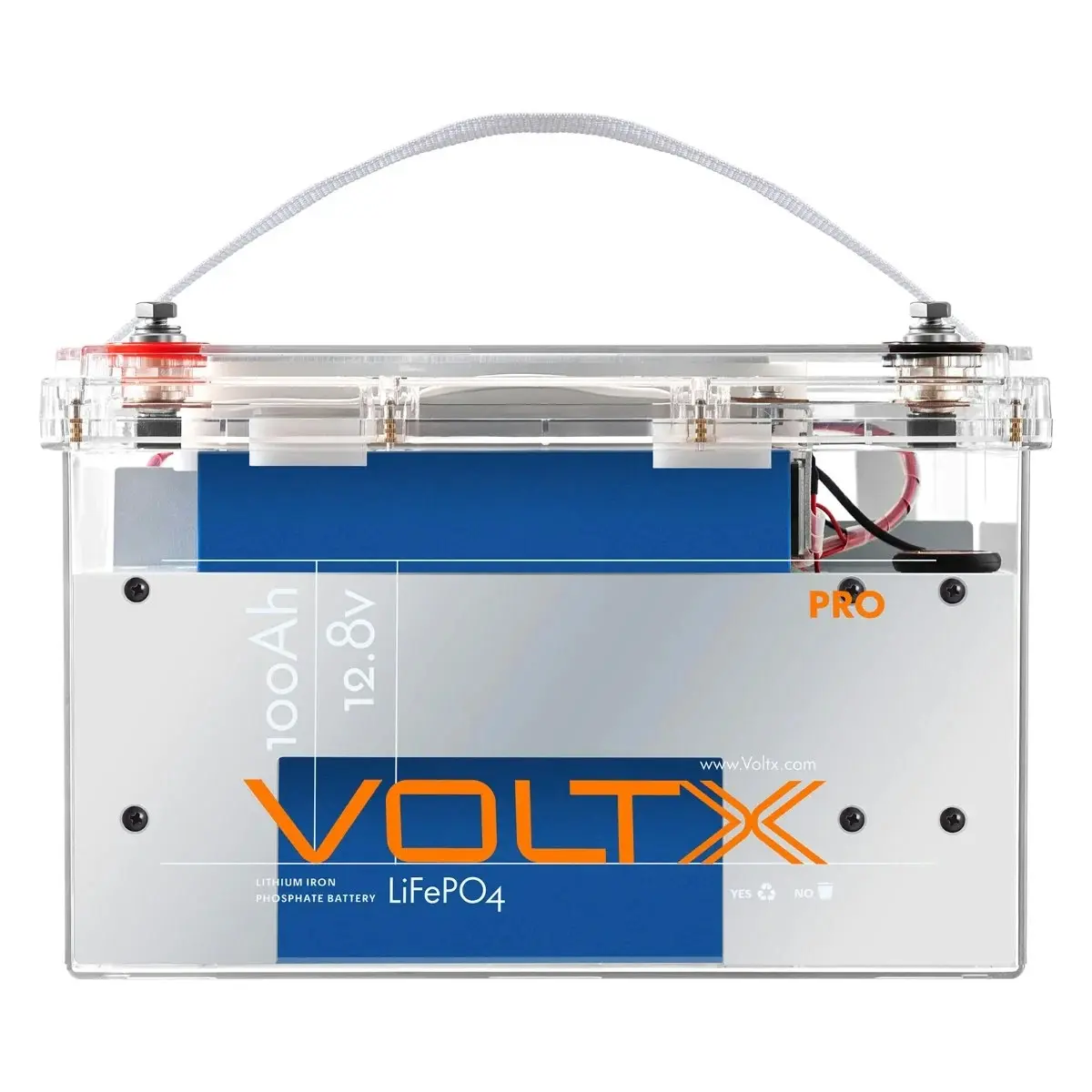 VoltX LiFePO4 Lithium Battery Bluetooth Daly 12V 100Ah - Electronics