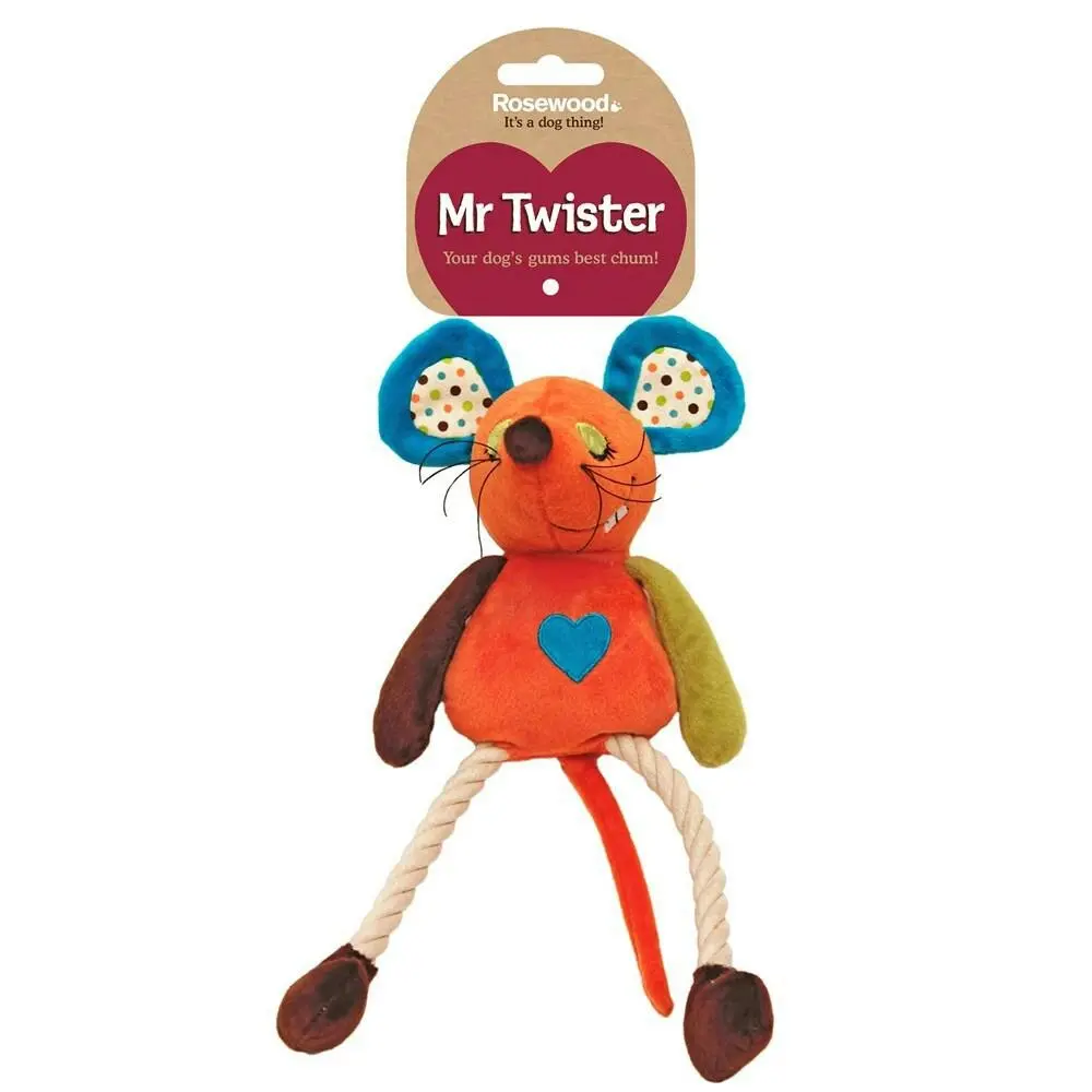Rosewood 36cm Millie Mouse Plush Pet Dog Interactive Fun Play Toy w/ Squeaker - Pets