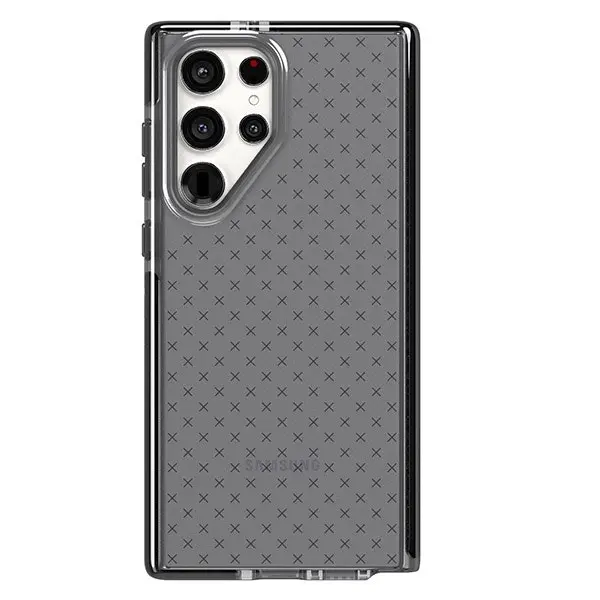 Tech21 Evo Check Case (Suits Samsung Galaxy S22 Ultra) - Smokey Black