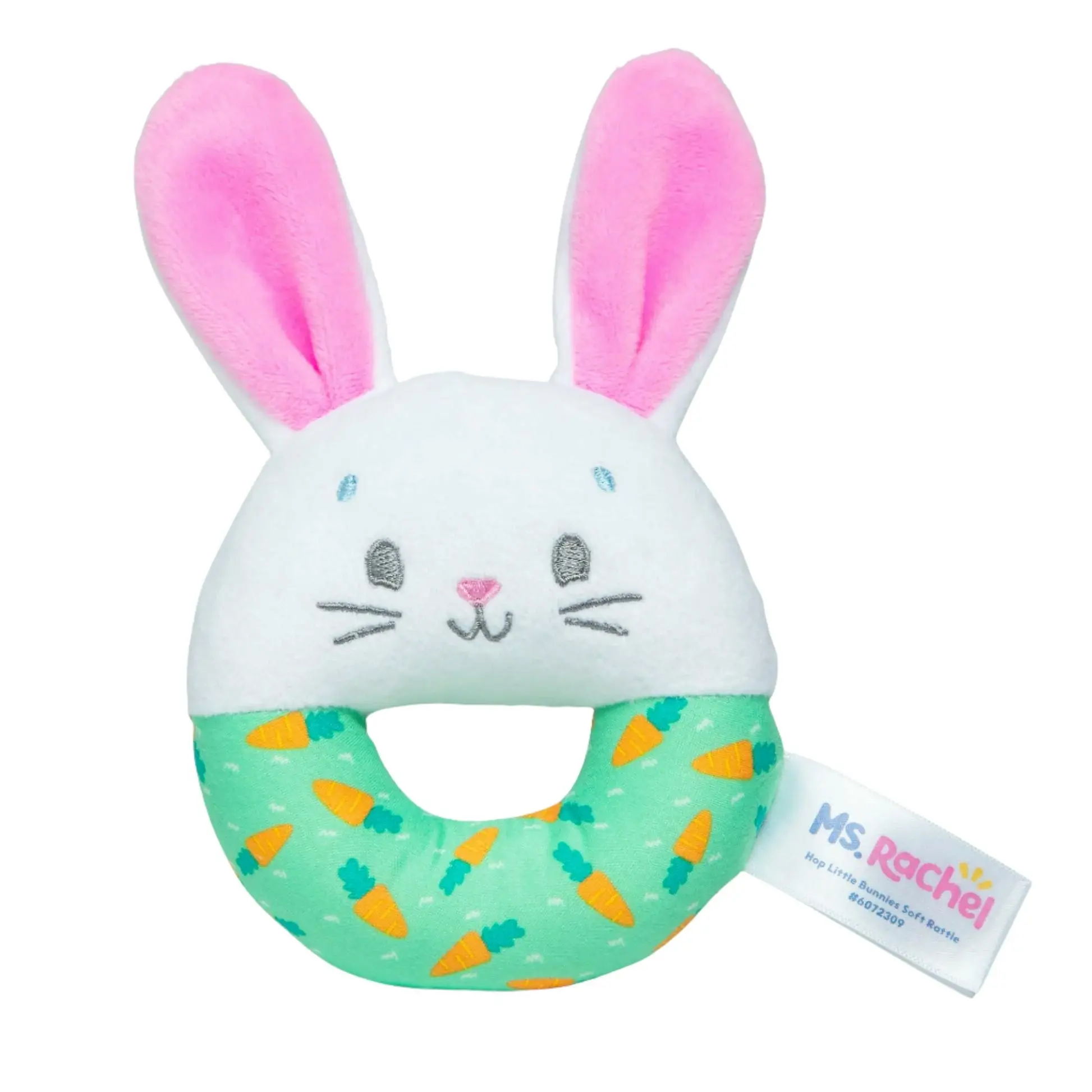 Ms Rachel Hop Little Bunnies Soft Rattle - Toys & Games