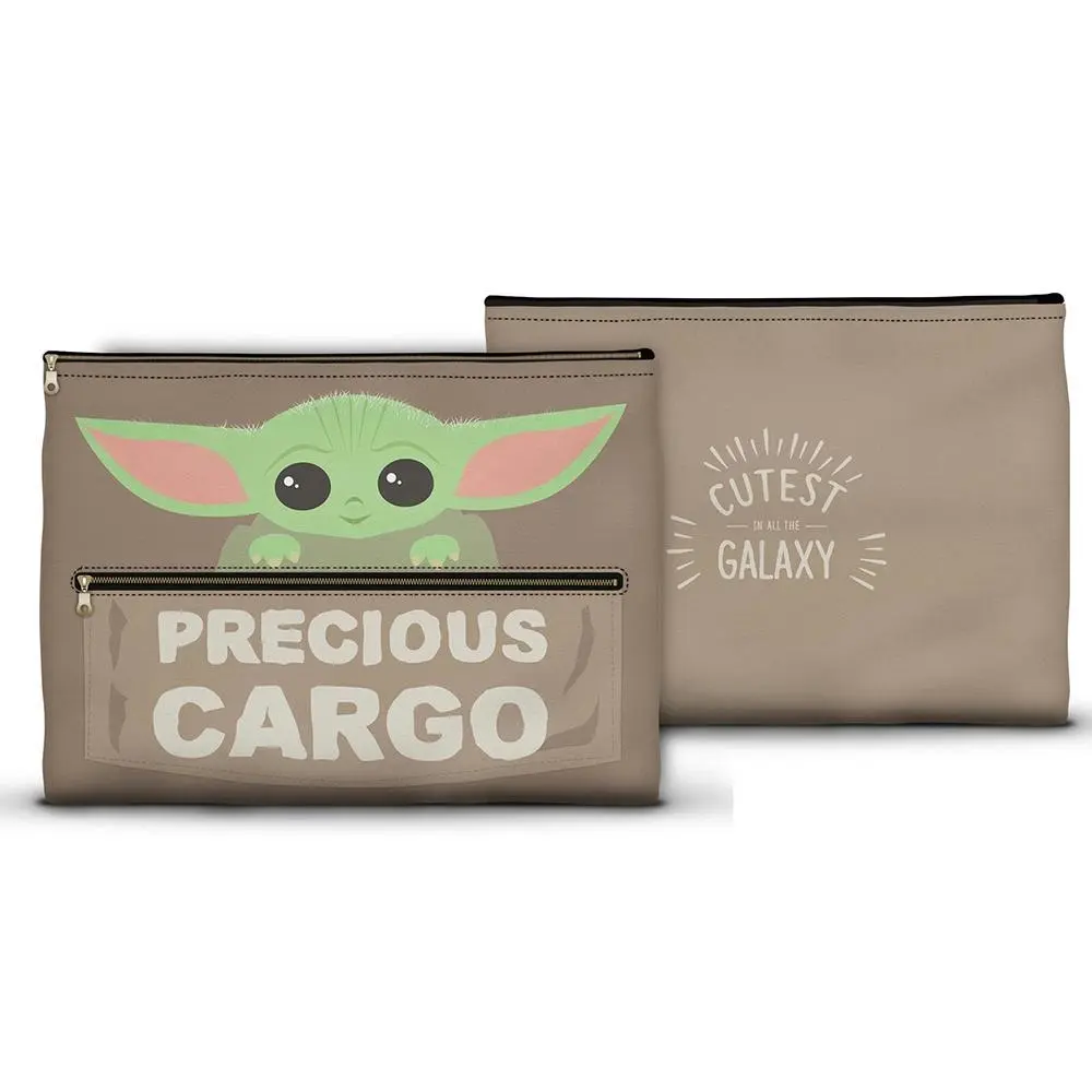Star Wars The Child The Mandalorian Jumbo iPad Pencil/Pen Carry Case Set - Office