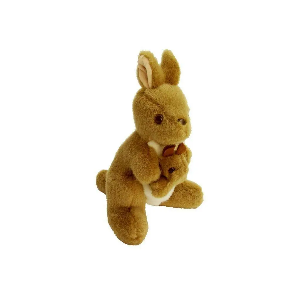 Korimco 25cm Kangaroo Kids/Children Animal Soft Plush Stuffed Toy Brown 3y+ - Toys & Games