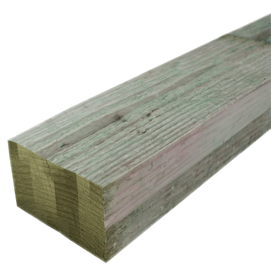 4 in x 6 in x 8 ft (Actual: 3-1/2"x5-1/2") #2 Waxed Ground Contact Treated Pine