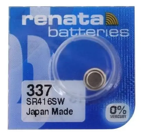 5 Pack SR416 / 337 Renata Silver Oxide Battery - Electronics