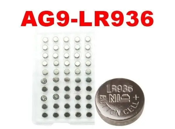 50 Pack AG9 / LR45 Alkaline Batteries - Electronics