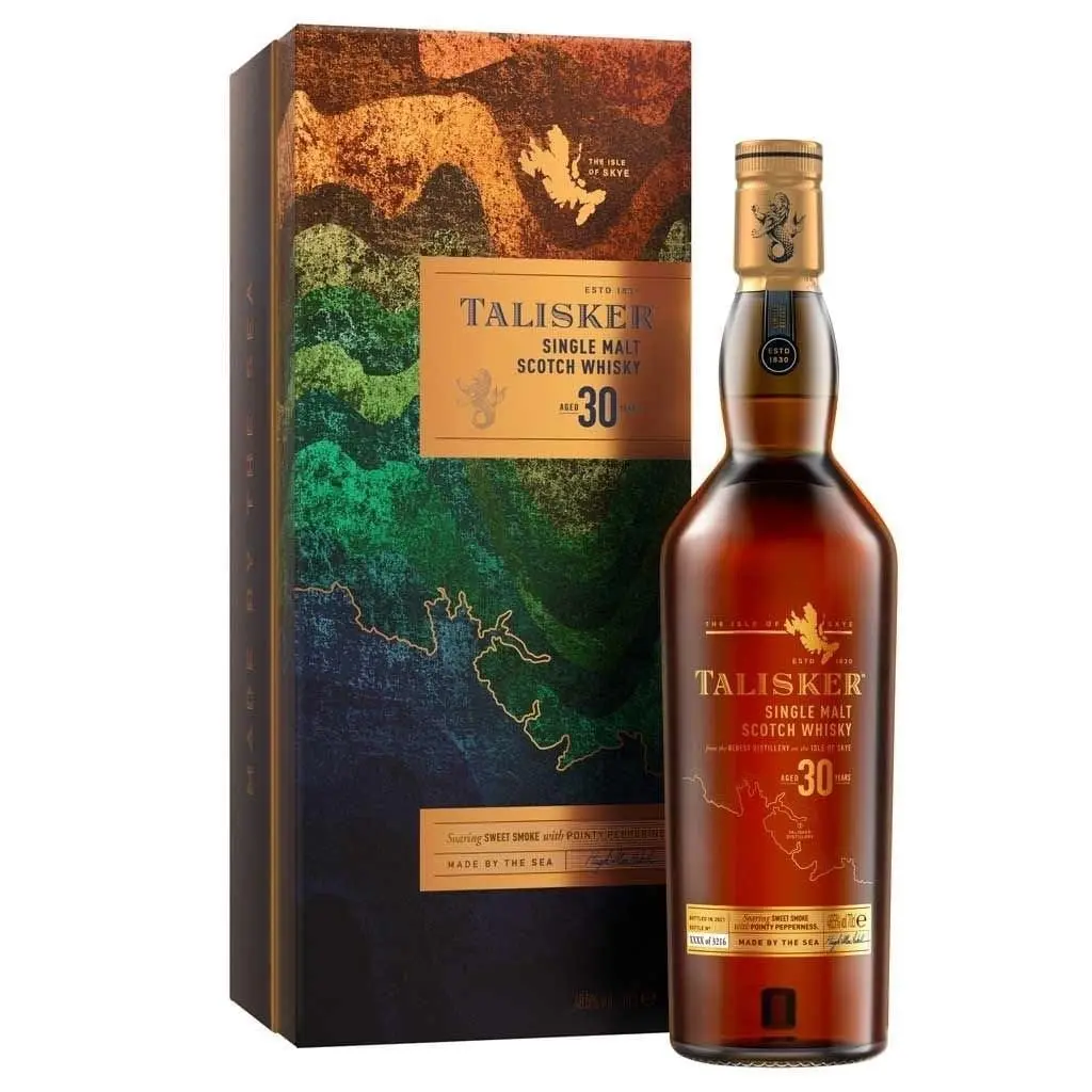 Talisker 30YO Single Malt Scotch Whisky 700ml - Alcohol