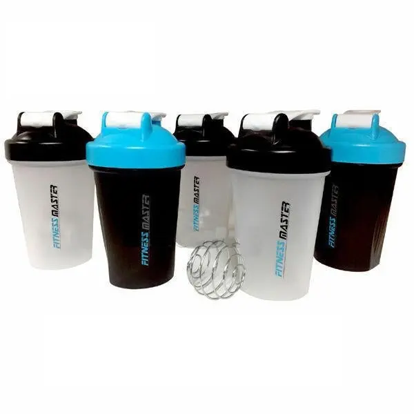 Fitness Master 10x Gym Protein Supplement Drink Blender Mixer Shaker Shake Ball Bottle 500ml - Health