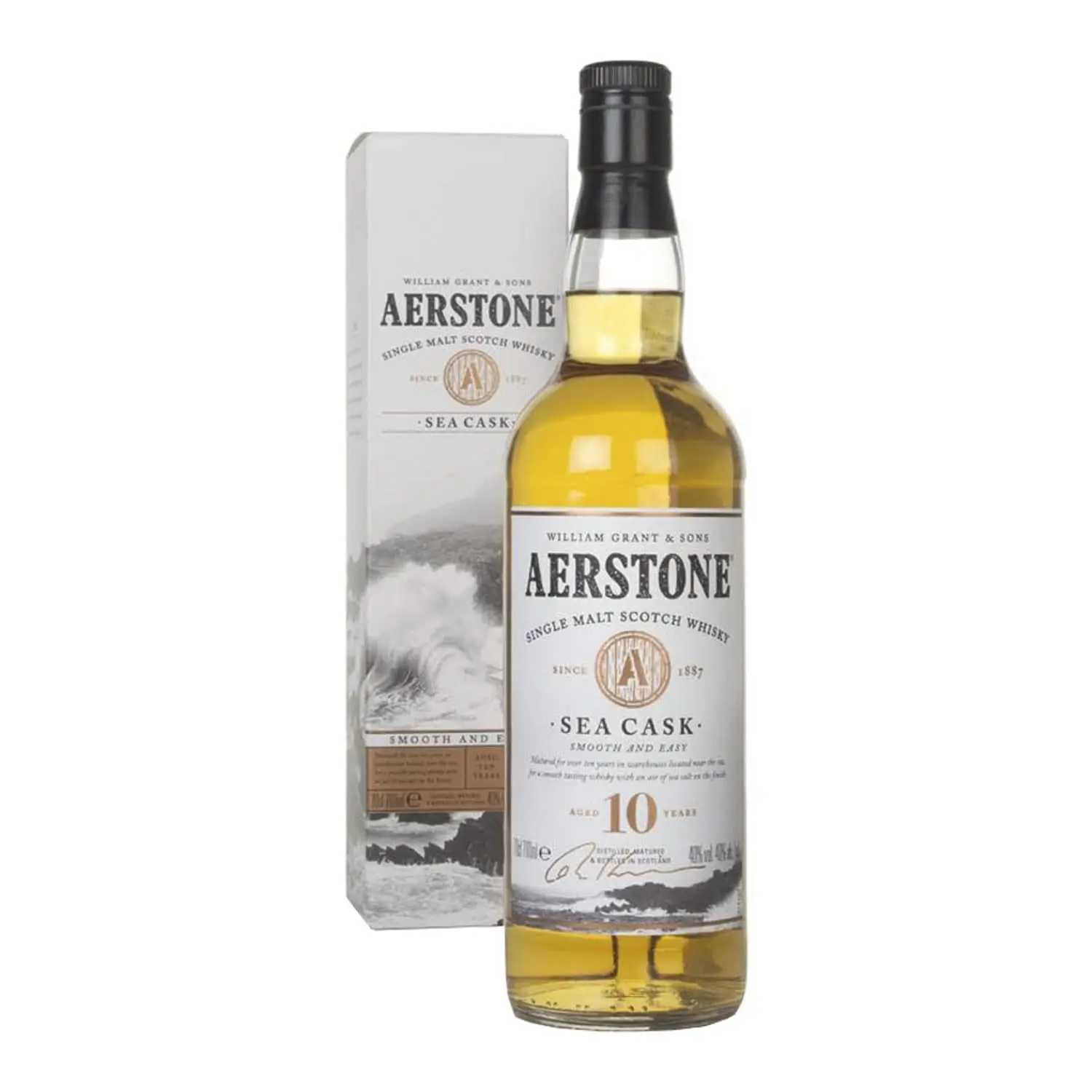Aerstone Sea Cask 10YO Single Malt Scotch 700ml - Alcohol