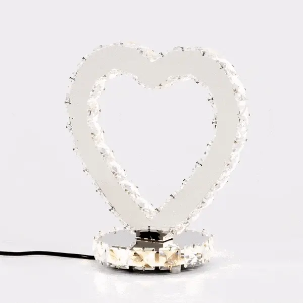 Heart Diamond Crystal Lamp - Home & Garden