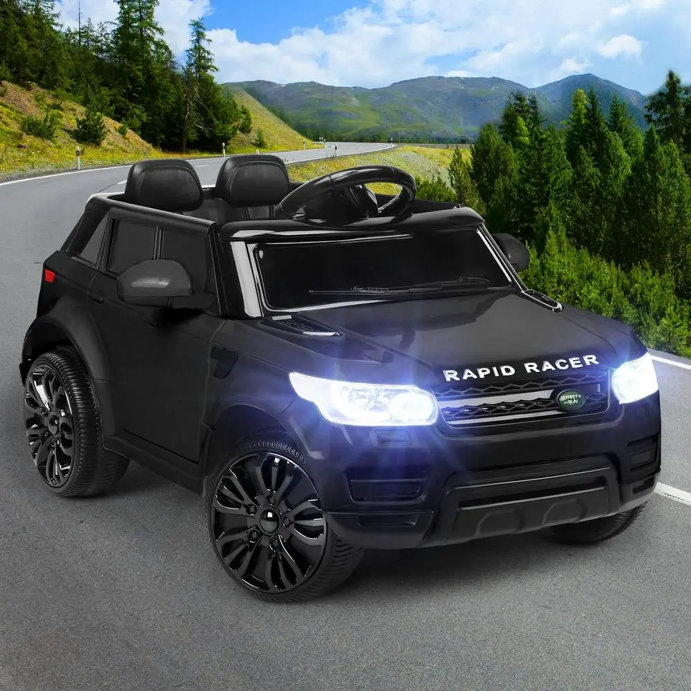 Alfordson Ride On Car Kids Remote Car Toy MP3 LED Light Black - Toys & Games