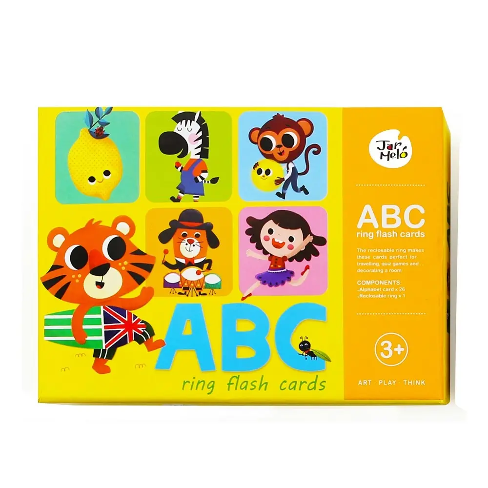 27pc Jarmelo ABC Alphabet Ring Flash Cards Baby Educational/Learning Toy 12m+ - Toys & Games