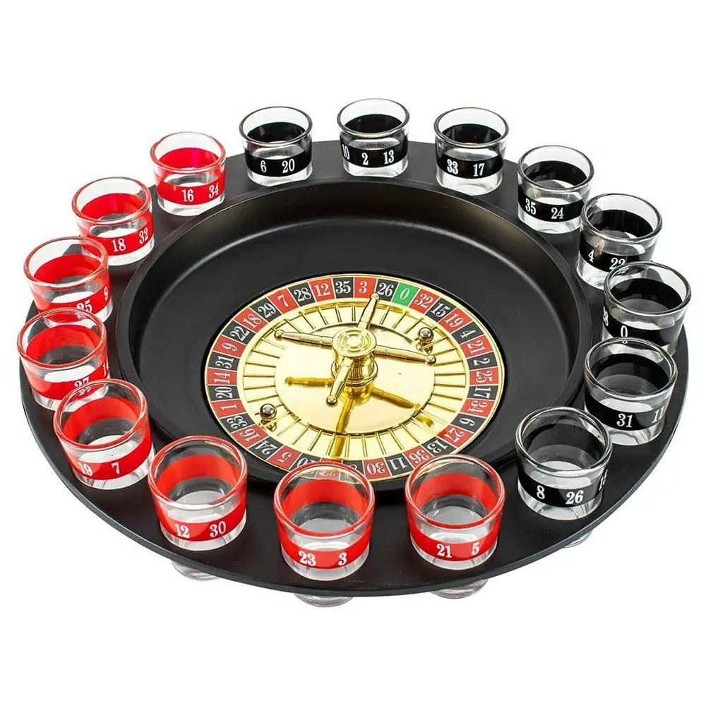 Drinking Game Roulette Drink Alcohol Fun Party Tabletop Board Casino Game 18y+ - Hobbies