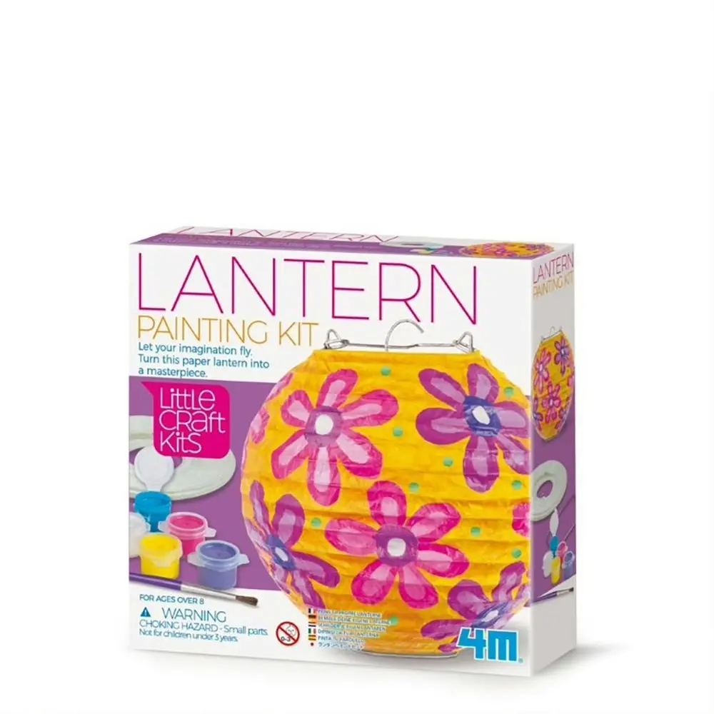4M Little Craft DIY Make Your Own Lantern Painting Kit Kids/Children Art 5y+ - Hobbies