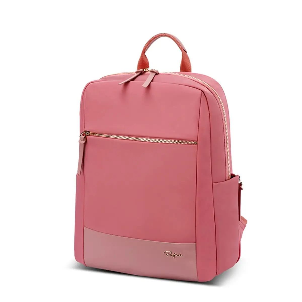 Bopai Luxury Style Waterproof Daypack Women's Business Backpack Travel Shoulder Bag B1316 Pink 14" Laptop - Fashion