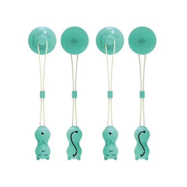 2x Tampo 14cm Cat/Kitten Pet Hanging Toy Interactive Fun w/Treat Dispenser Green - Pets