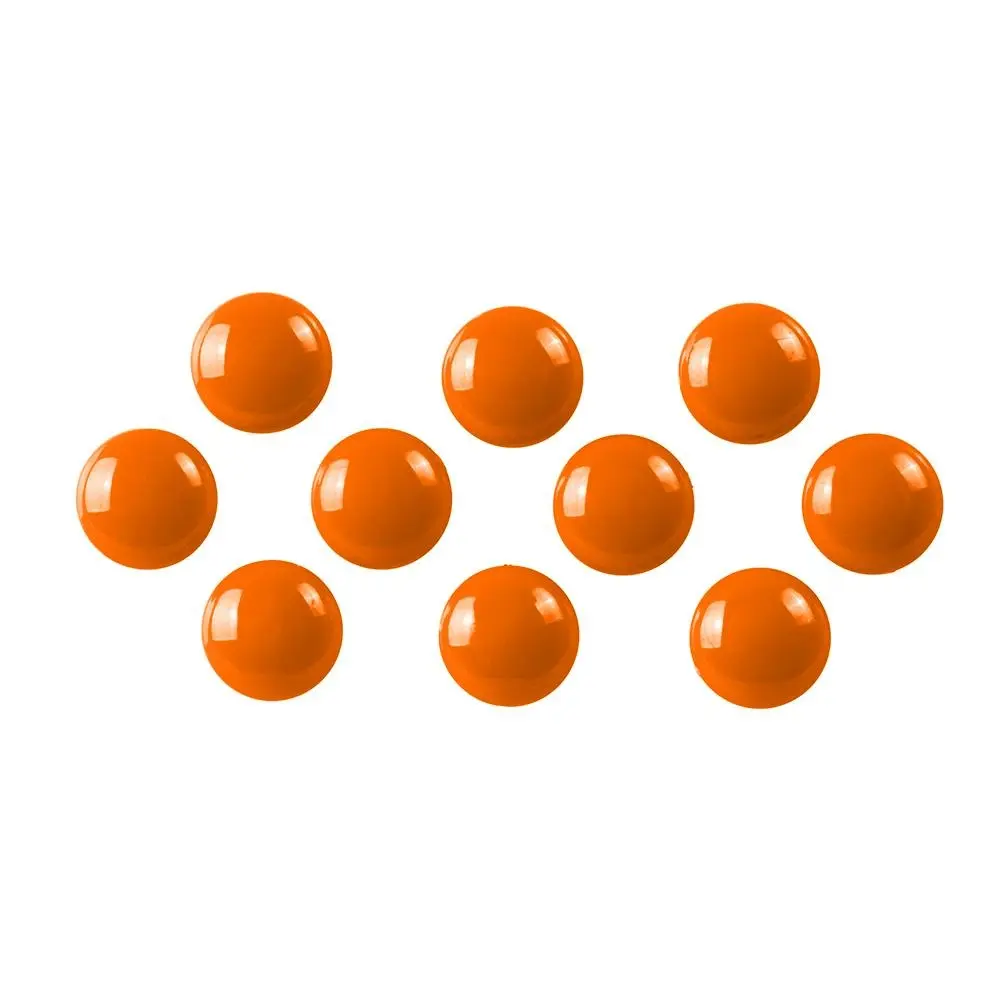 20x Quartet 20mm Magnet Buttons Document/Photo Holder For Magnetic Board Orange - Office