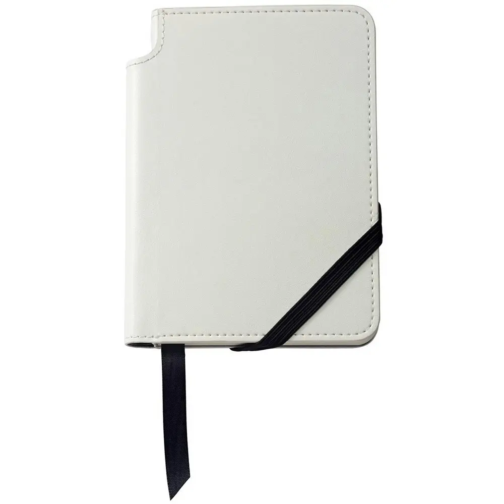 Cross A6 Lined Writing Journal Notebook Stationary w/ Leatherette Cover White - Office
