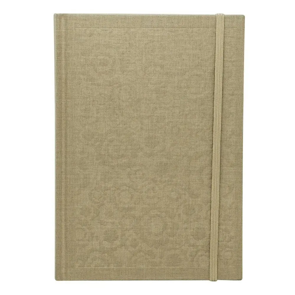 Lantern Studios Linen A5 Journal/Notebook Hardcover Office Stationery Beige