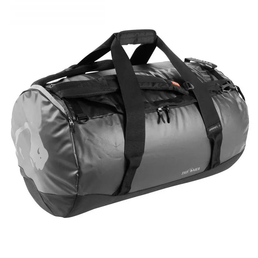 Tatonka 69x42cm Travel Barrel/Duffle Bag Luggage Storage/Organisation Large BLK - Fashion