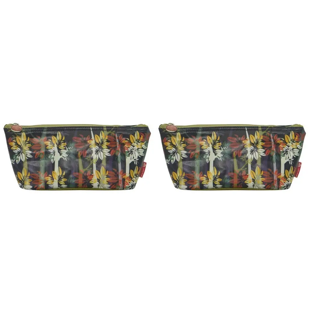 2x Lantern Studios Botanica Accessory Bag Pencil Case Office Stationery Bushland - Fashion