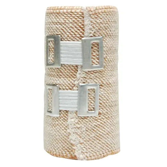 Universal Crepe Bandage 7.5cm x 2.3m Unstretched 4.5m Stretched Brown 12 Pack - Health