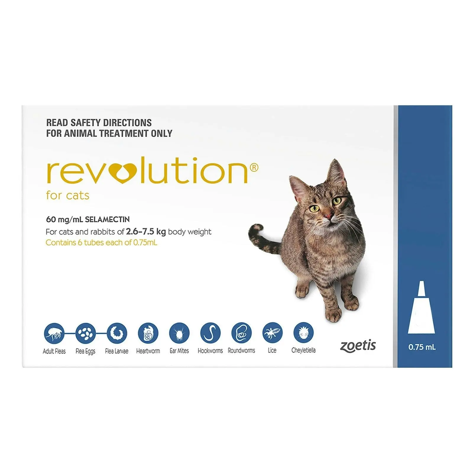 REVOLUTION for Cats (Blue) 3 Pipettes - Pets