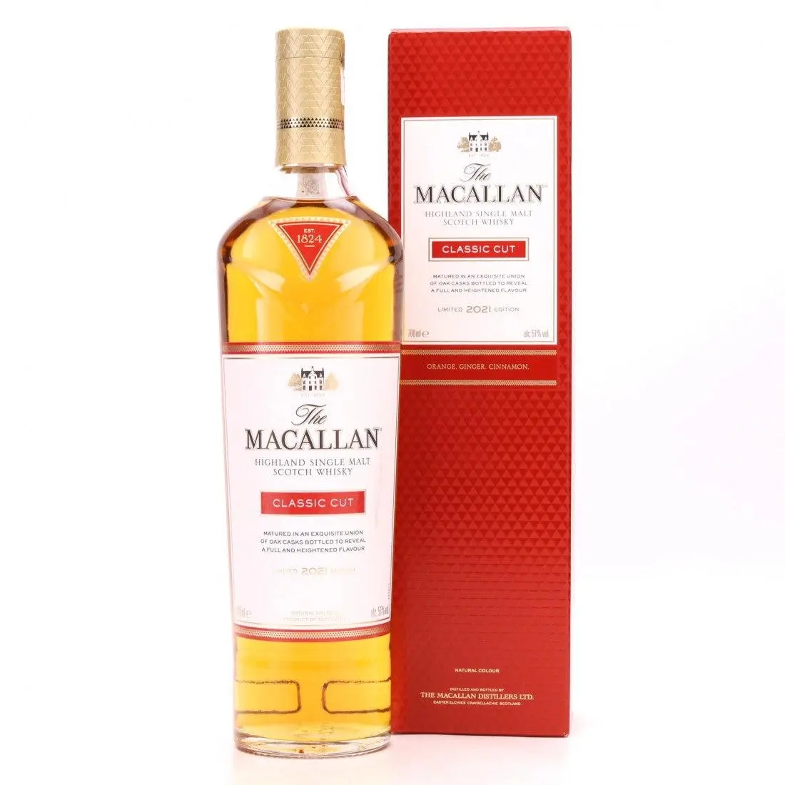 The Macallan Classic Cut 2021 Scotch Whisky 700ml - Alcohol