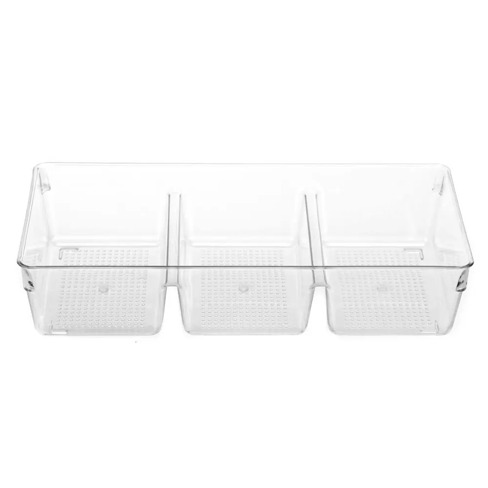 Boxsweden Crystal Storage Tray Home Organiser BPA Free Plastic Container Clear - Home & Garden