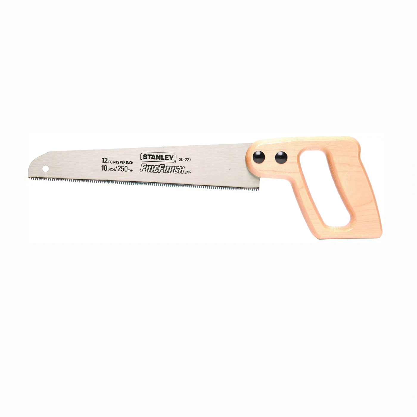 20-221 Handsaw, 10 in L Blade, 11 TPI, Contour-Grip Handle, Wood Handle