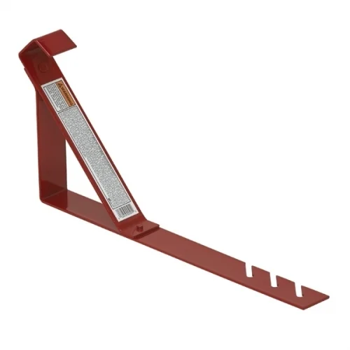 2504 Fixed Roof Bracket, Adjustable, 6 in L x 2 in W Dimensions, Steel, Red, Powder-Coated
