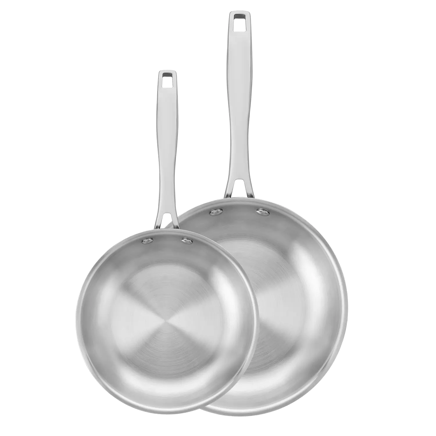 Grano Try-Ply Clad Stainless Steel 2-Piece Frying Pan Bundle, 26cm and 30cm