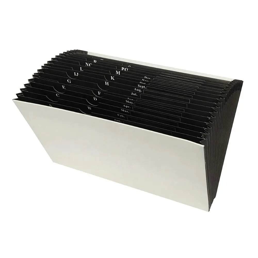 Marbig 21 Pockets Foolscap/A4 Expanding No Flap file/Organiser/Archive/Folio - Office