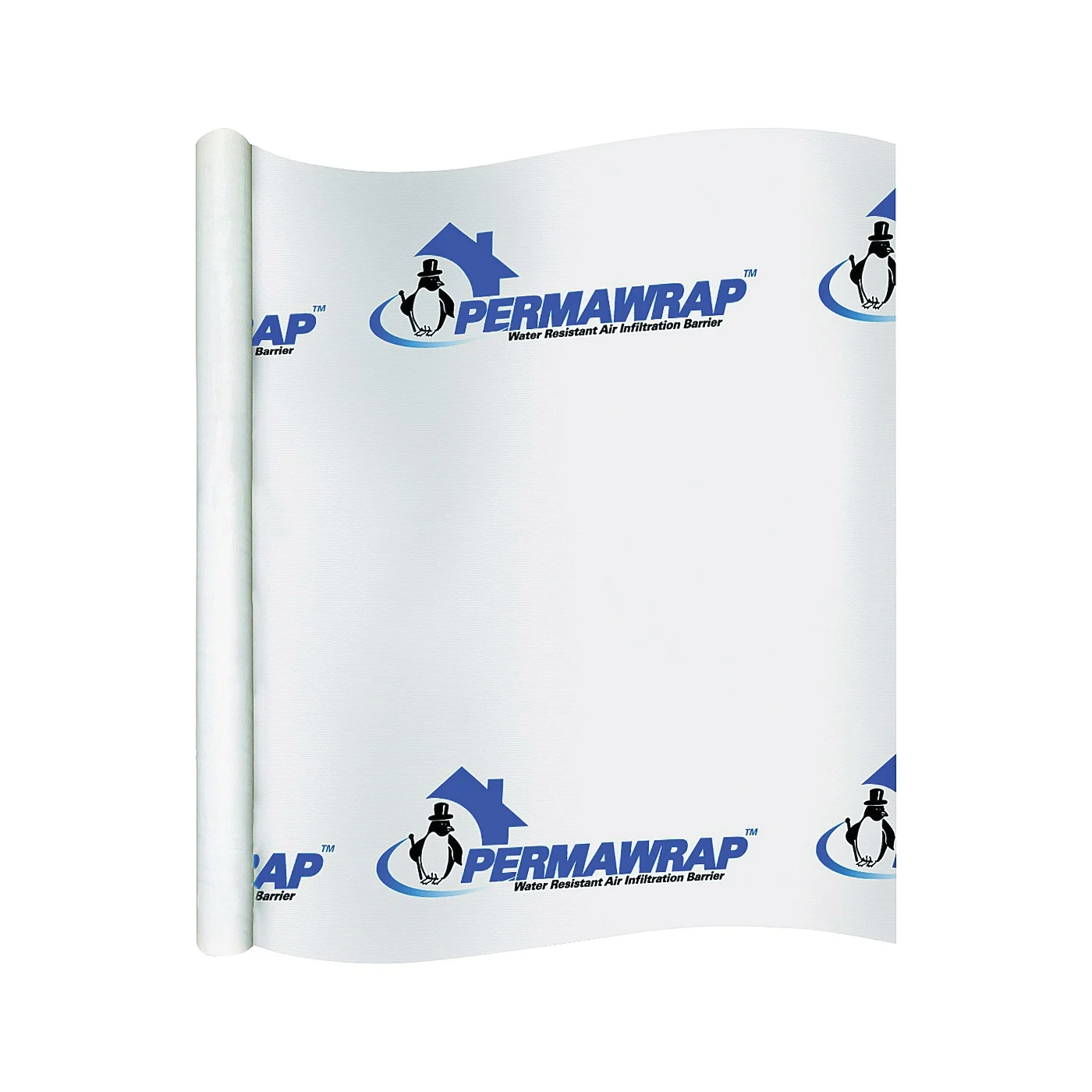 09150 House Wrap, 150 in L, 9 in W, Polypropylene, Translucent - PermaPro