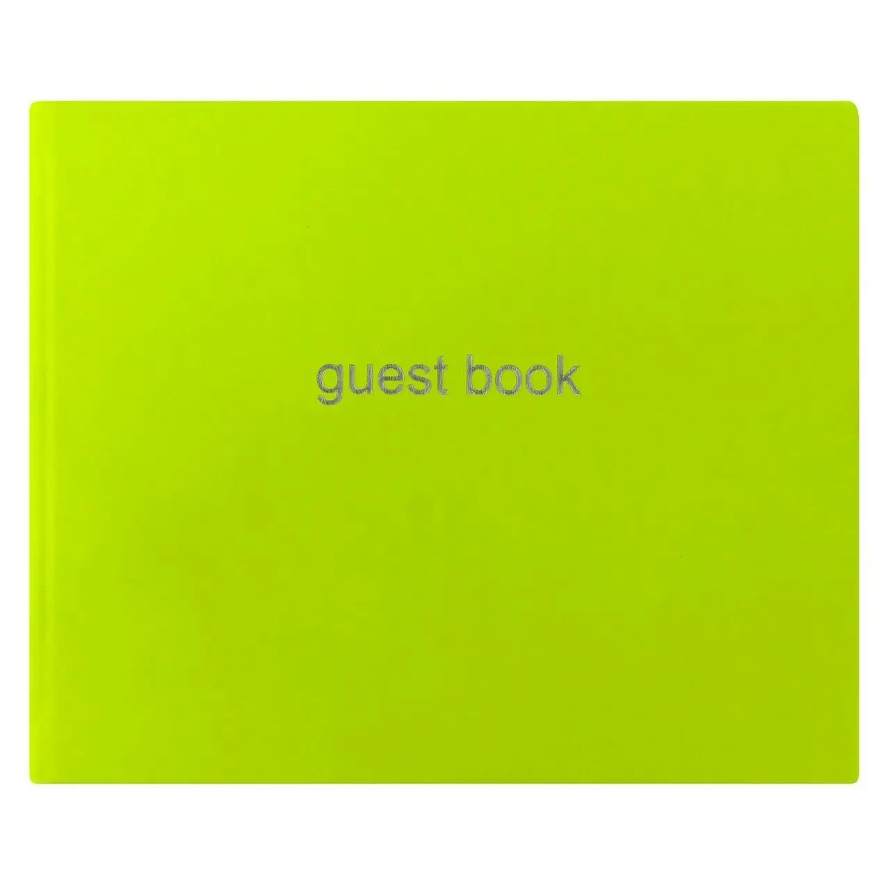 Letts Dazzle Quarto Lined Guest Book Landscape Green Home Office Stationary