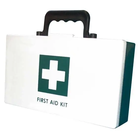 Unbranded First Aid Empty Plastic Case Small 24.5 x 13.5 x 5.2 cm Green - Health