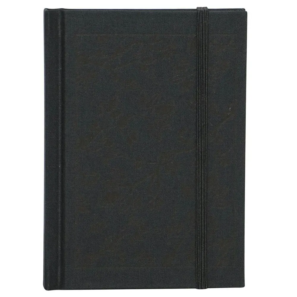 Lantern Studios A6 Journal/Notebook Hardcover Diary Stationery Foil Leaf/BLK - Office