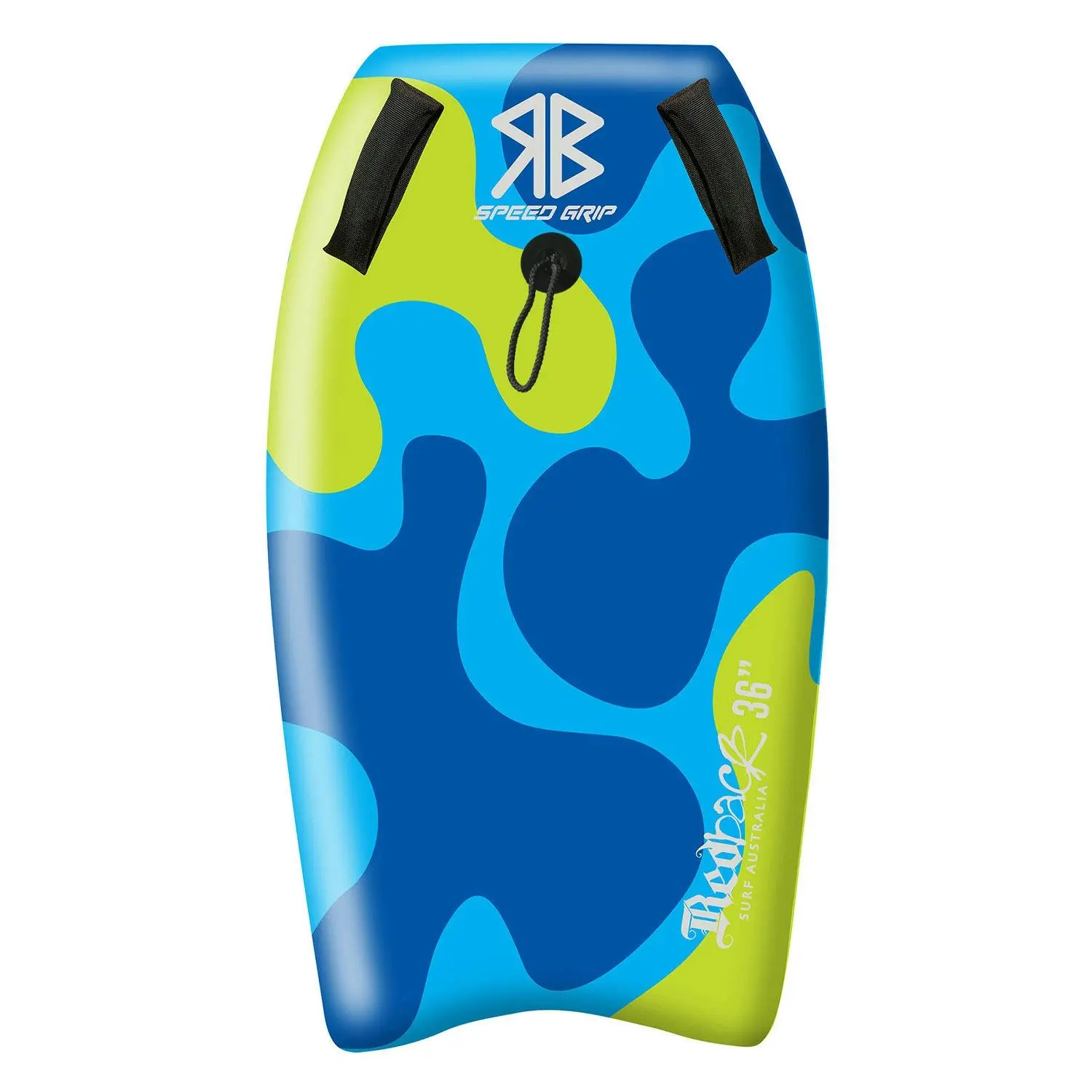 Redback Speed Grip 36" Bodyboard w/Padded Handles Beach Surf Boogie Board Blue - Sports & Outdoor